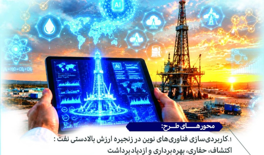 موضوع: فراخوان محورهای پیشنهادی مورد حمایت طرح پژوهانه در شرکت ملی نفت
